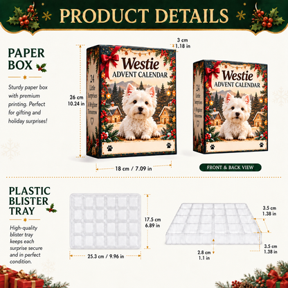 24 Days of Westies Advent Calendar – Cute Dog Christmas Ornaments
