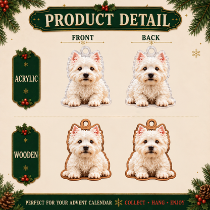 24 Days of Westies Advent Calendar – Cute Dog Christmas Ornaments