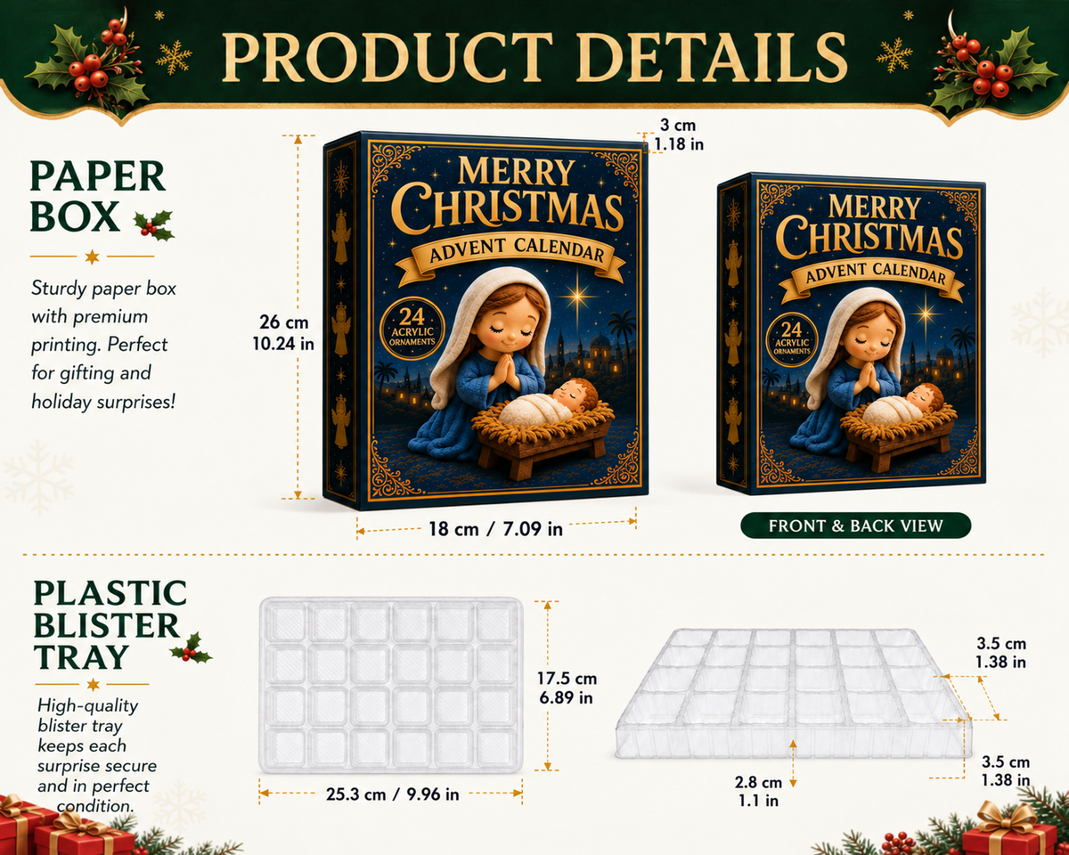 2026 Holy Night Advent Calendar – 24 Days of Nativity Wonder