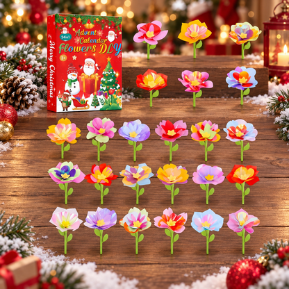 DIY Flower Advent Calendar – 24 Days of Colorful Floral Surprises
