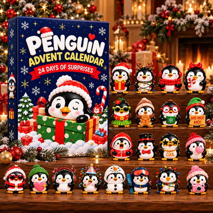 2026 Penguin Advent Calendar – 24 Cute Christmas Penguin Ornaments