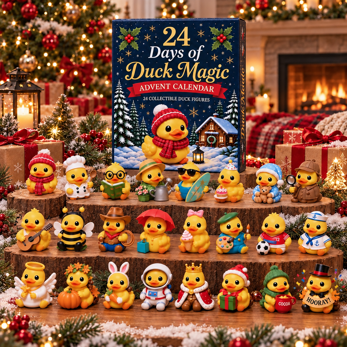 24 Days of Duck Magic Advent Calendar – 24 Adorable Duck Ornaments