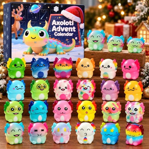 Salamander Advent Calendar 2026 – 24 Days of Squishy Surprises