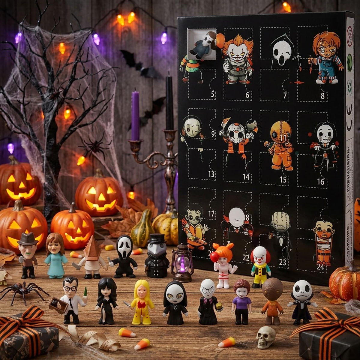 Horror Advent Calendar 2026, 24 Days 3D Mini Figures