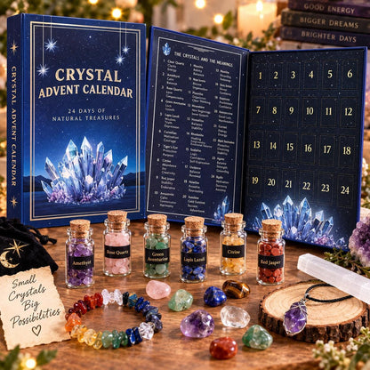 Crystal Advent Calendar, 24 Day Crystal Countdown