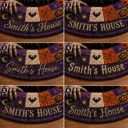 3D Evil Jester Halloween Round Rug