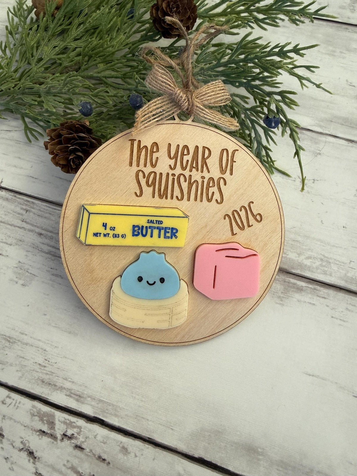 Squishy Dumpling 2026 Christmas Ornament
