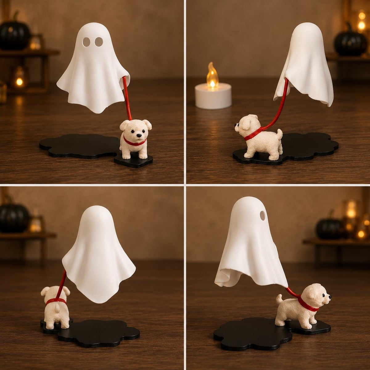Ghost Walking Dog Halloween Lamp