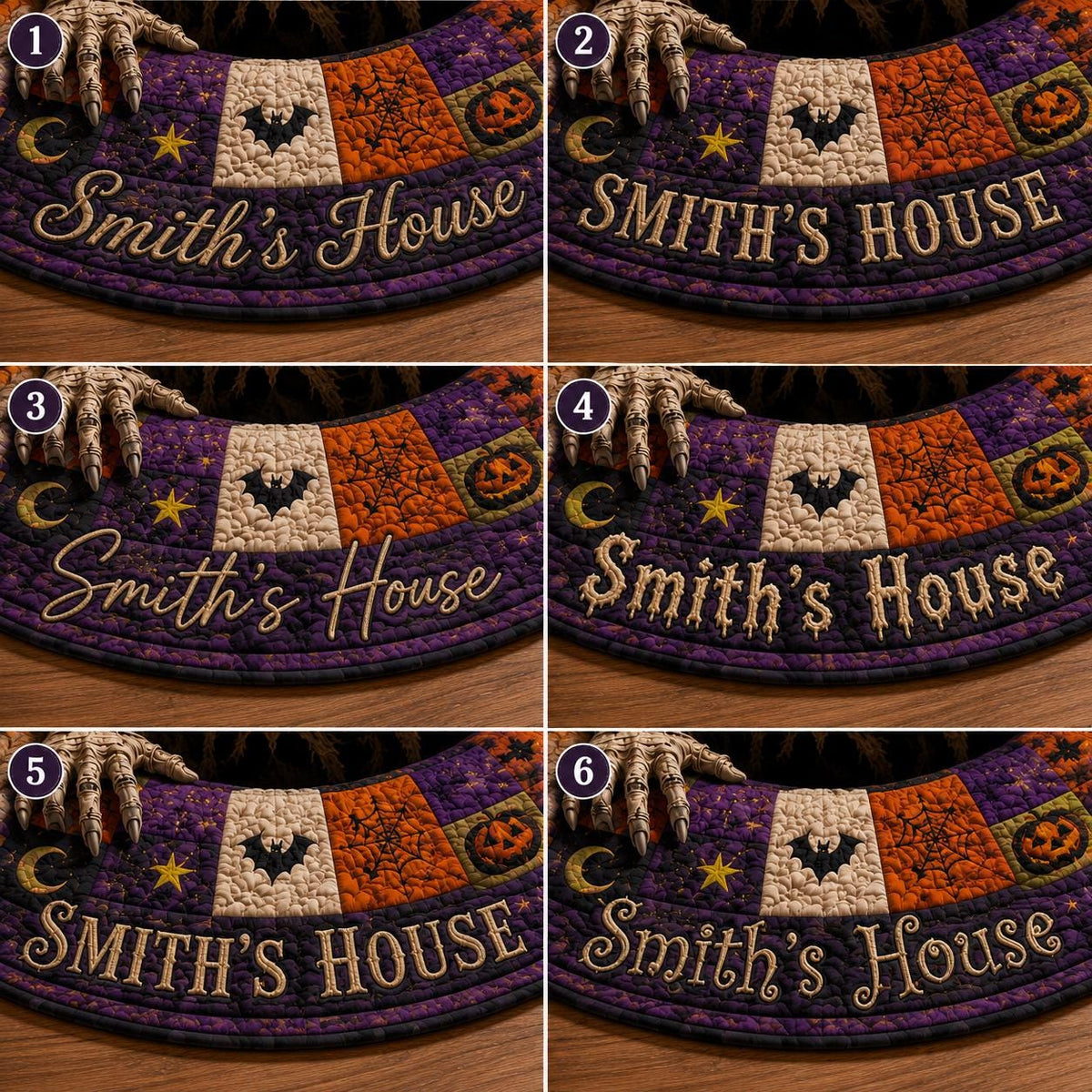3D Mummy Halloween Round Rug