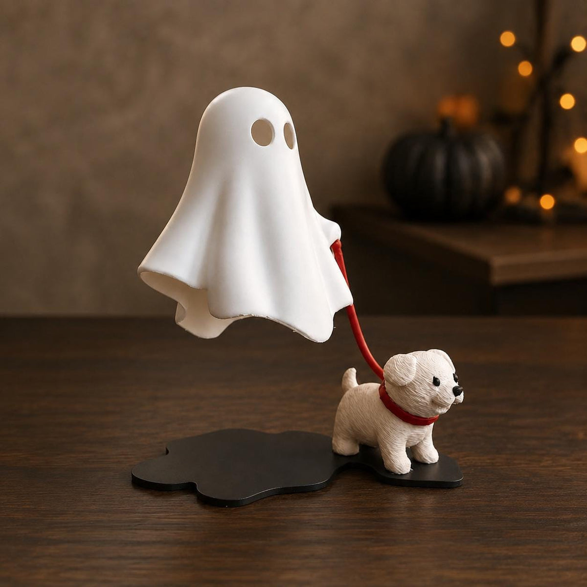 Ghost Walking Dog Halloween Lamp