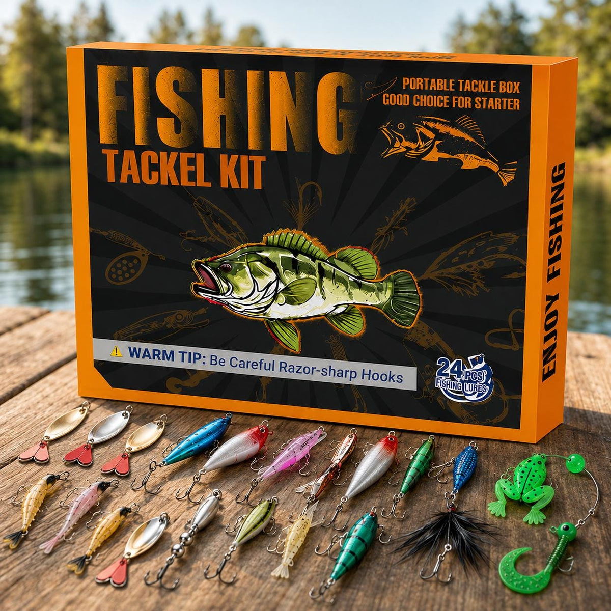 Fishing Advent Calendar 2026, 24 Day Fishing Lure Countdown