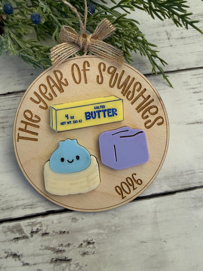 Squishy Dumpling 2026 Christmas Ornament