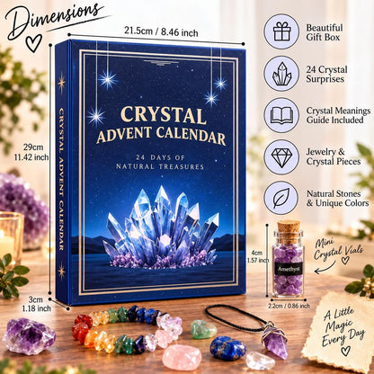 Crystal Advent Calendar, 24 Day Crystal Countdown