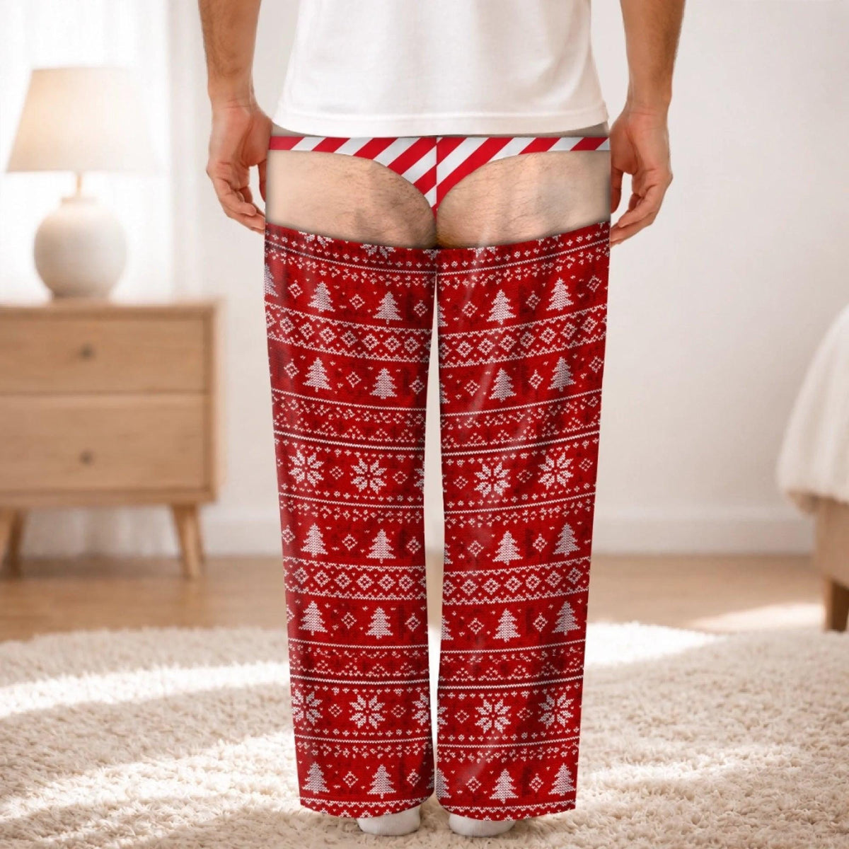 Custom Funny Men's Christmas Pajama Pants