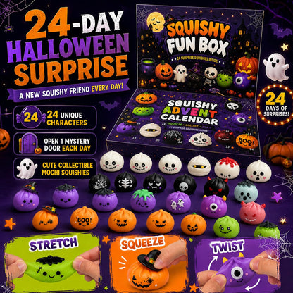 Halloween Advent Calendar 2026, Halloween Mochi Countdown Advent Calendar for Adults
