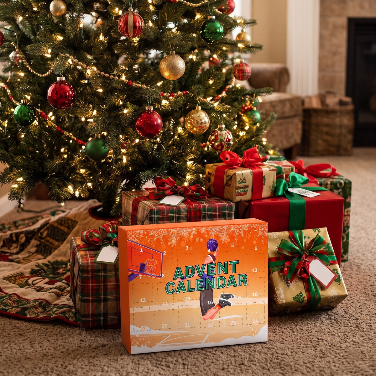 Basketball Advent Calendar – 24 Days of Christmas Surprise Collection