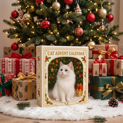 Christmas Cat Advent Calendar – 24 Festive Kitty Ornaments