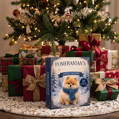 Winter Pomeranian Advent Calendar – 24 Days of Fluffy Joy