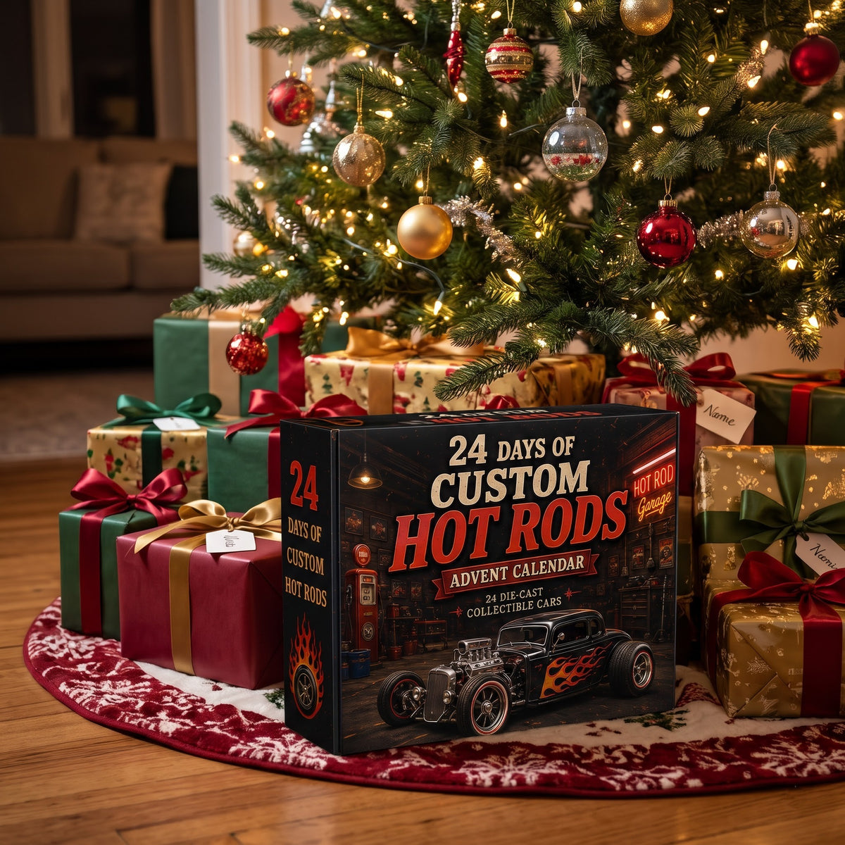 American Car Legends Advent Calendar – 24 Die-Cast Classic Cars
