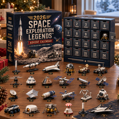 2026 Space Exploration Legends Advent Calendar - 24 Days of Space Missions, 24 Collectible Surprises