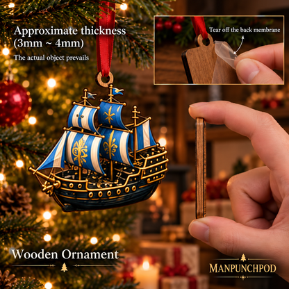 2026 Pirate Ship Legends Advent Calendar – 24 Nautical Ornaments