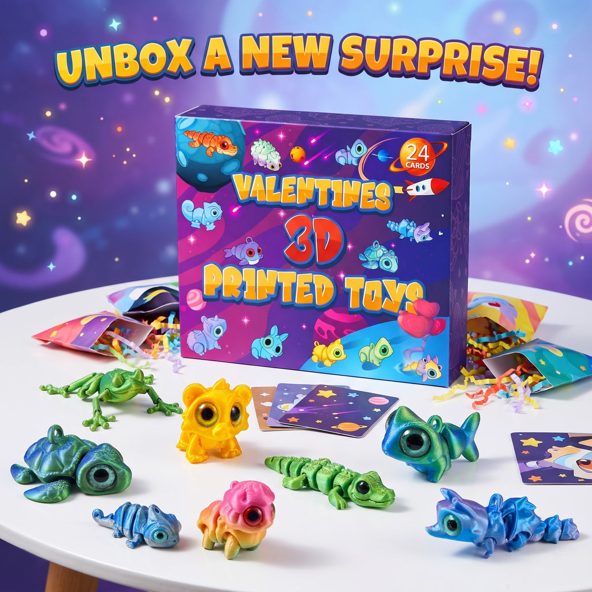 3D Animal Blind Box Advent Calendar – 24 Days of Wild Surprises