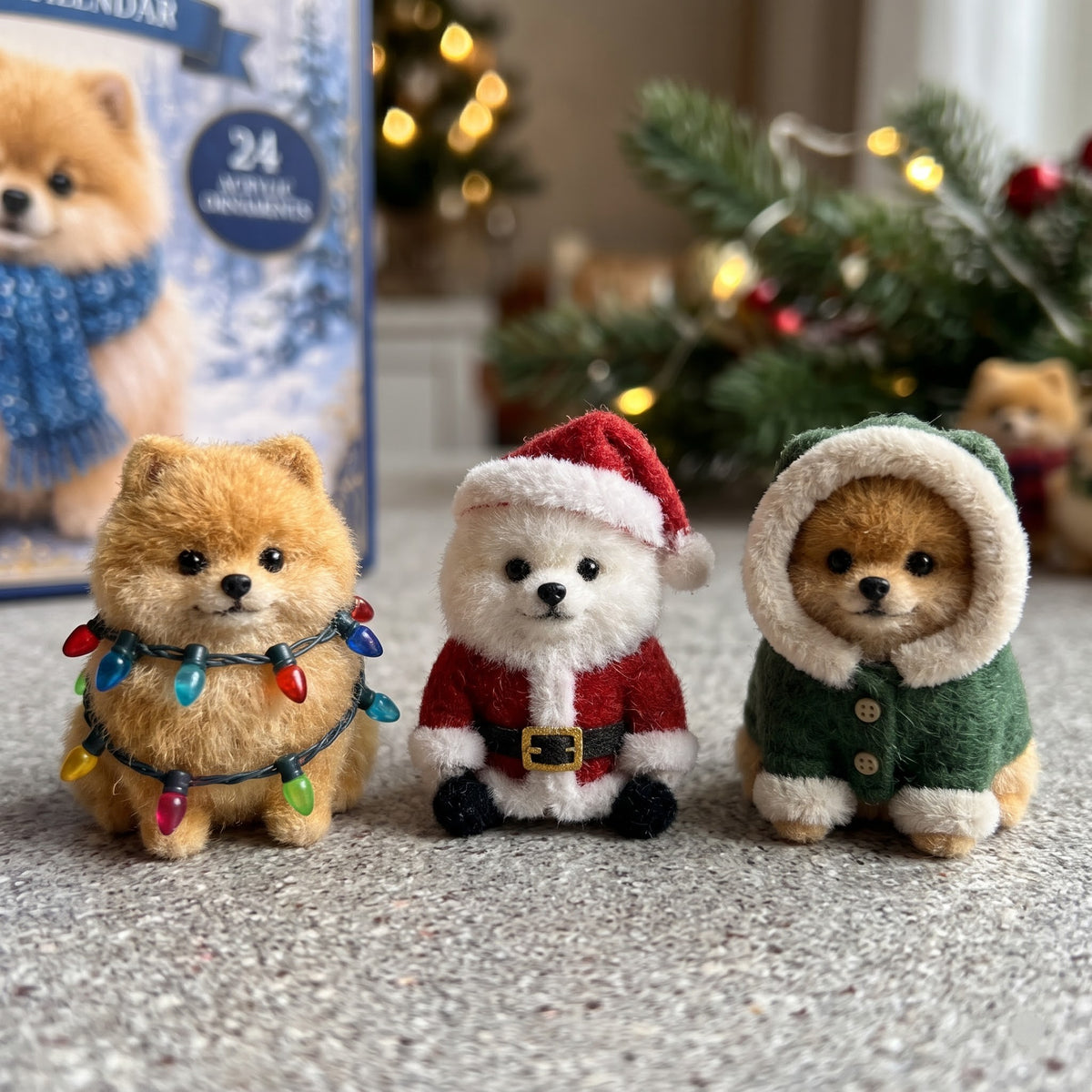 Winter Pomeranian Advent Calendar – 24 Days of Fluffy Joy