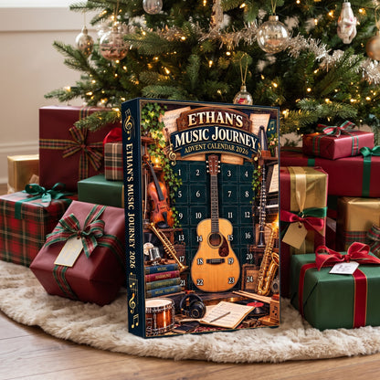 Personalized Music Advent Calendar 2026 – 24 Musical Surprises