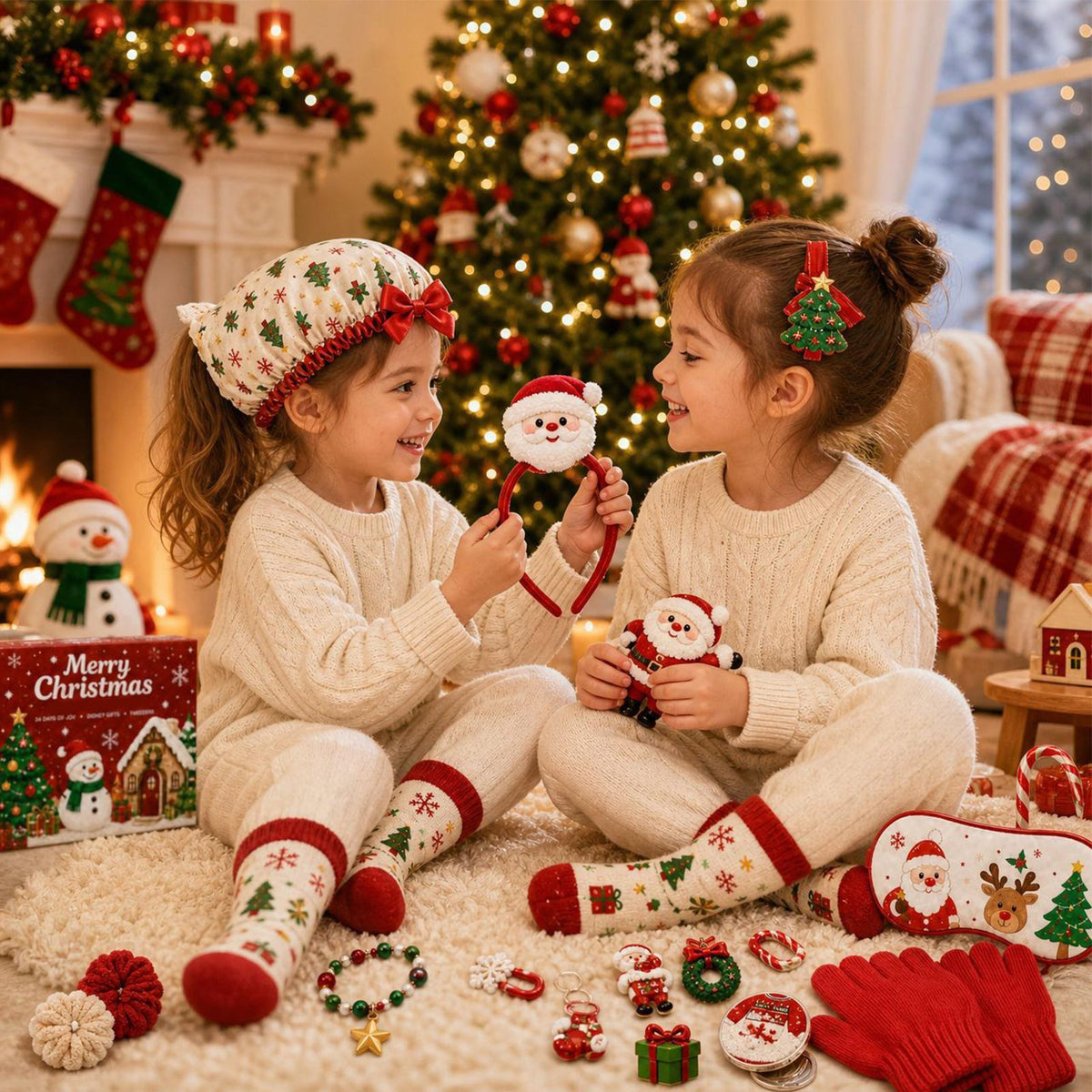 Christmas Advent Calendar 24 Days Countdown Set