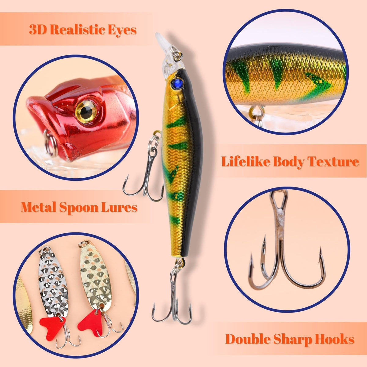 Fishing Advent Calendar 2026 Lure - 24 Days Xmas Gift Adult Men Teen Boys