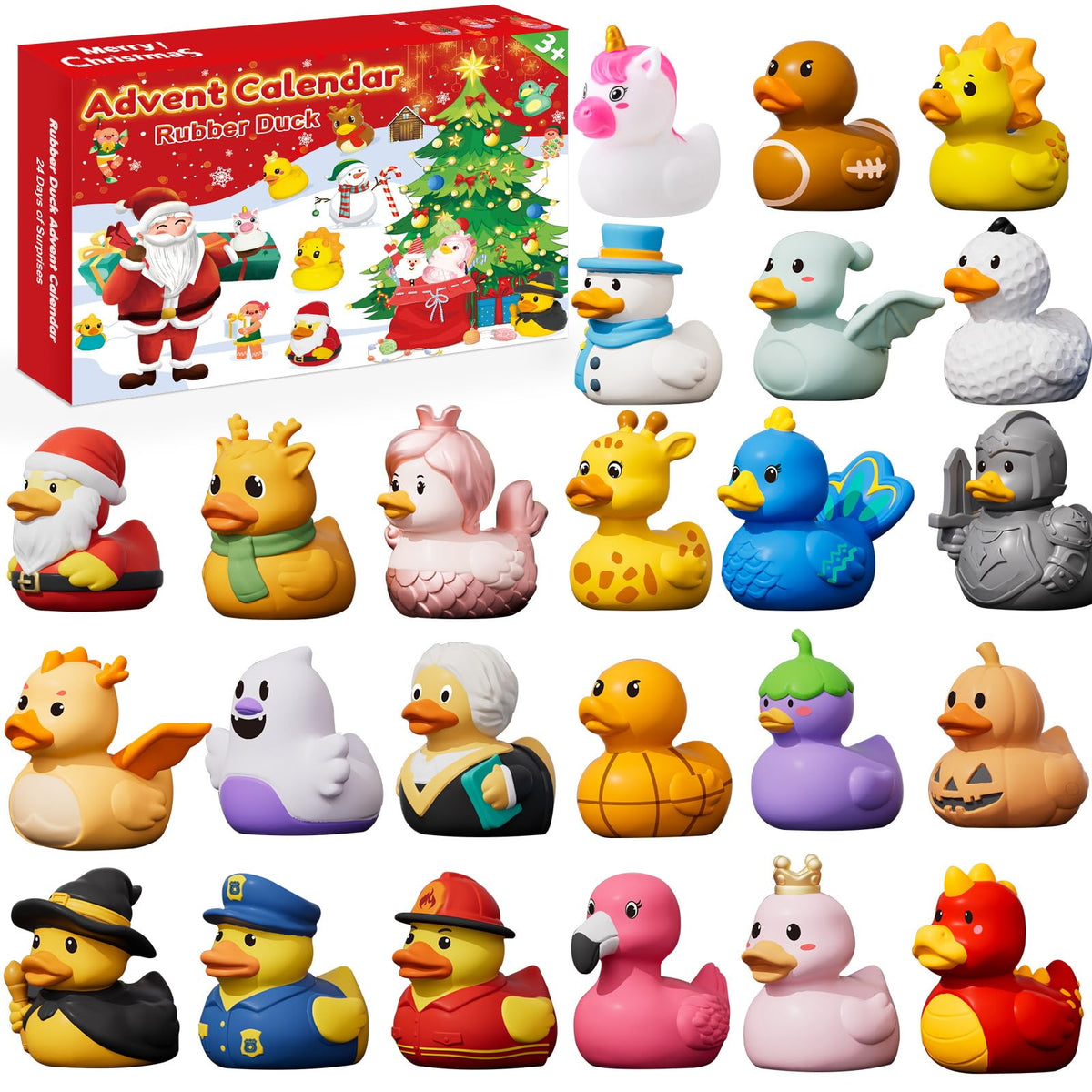Rubber Duck Advent Calendar 2026 – 24 Day Christmas Countdown for Kids