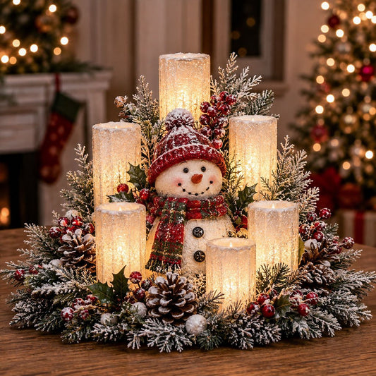 Christmas Flameless LED Candles – 7 Festive Holiday Centerpiece Styles