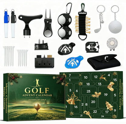 Golf Advent Calendar 2026, 24 Day Golf Accessories Christmas Countdown
