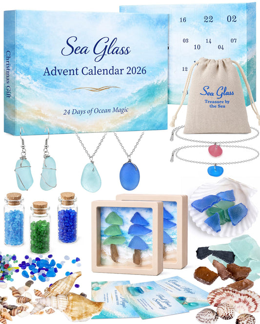 Sea Glass Advent Calendar 2026 for Women and Teen Girls