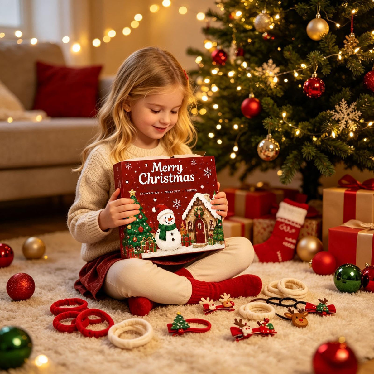 Christmas Advent Calendar 24 Days Countdown Set