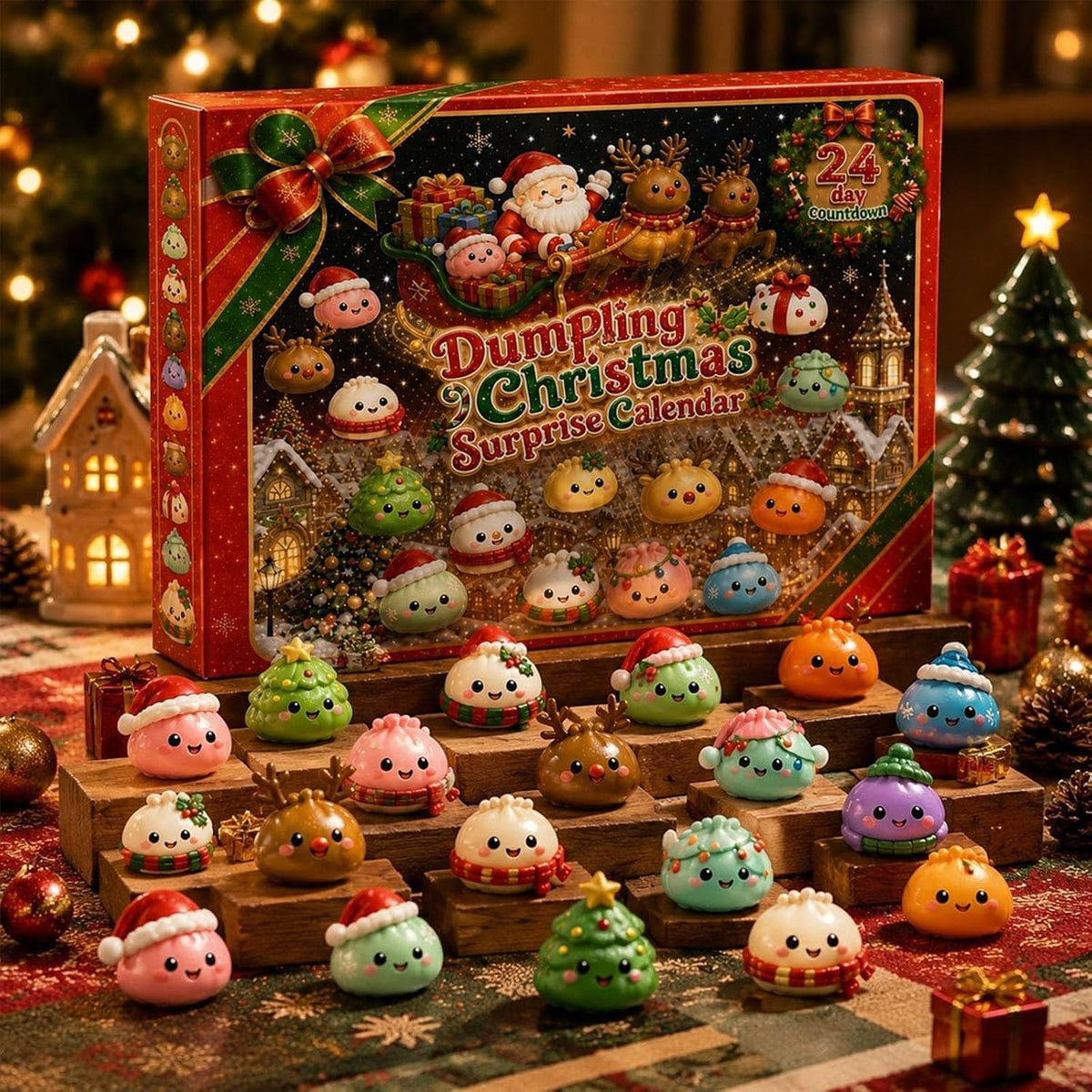 Christmas Squishies Advent Calendar 2026 Xmas Countdown Calendar for Adults