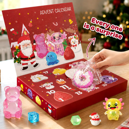Advent Calendar 2026, 24-Day Countdown Calendar with Cute Squishy Toys