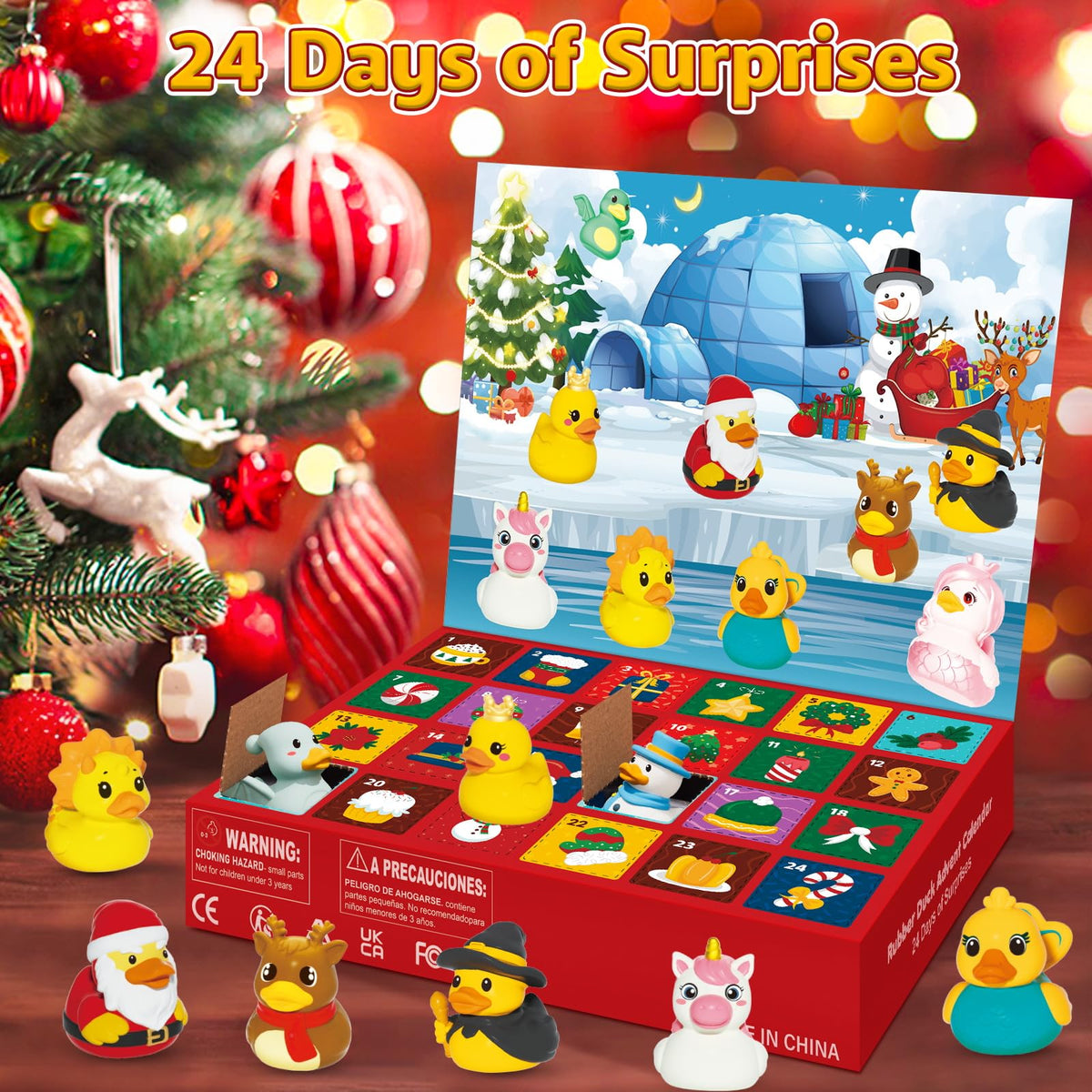 Rubber Duck Advent Calendar 2026 – 24 Day Christmas Countdown for Kids