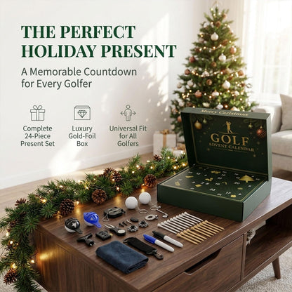 Golf Advent Calendar 2026, 24 Day Golf Accessories Christmas Countdown