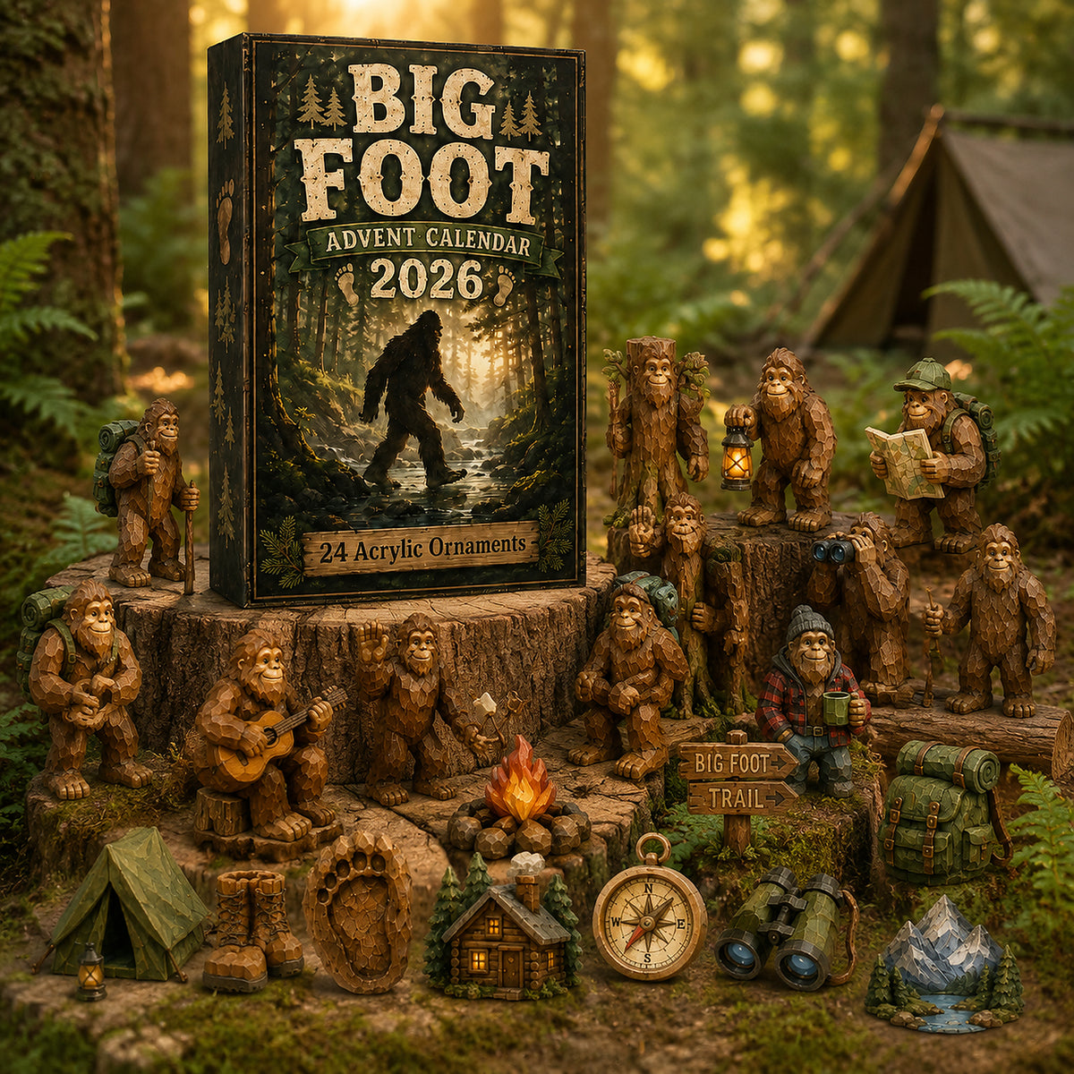 2026 Bigfoot Camping Advent Calendar – 24 Wilderness Surprises