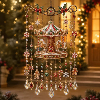 Christmas Crystal Wind Chimes – 10 Festive Hanging Ornament Designs