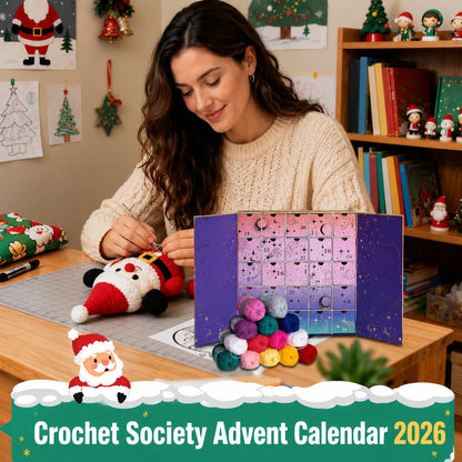 Crochet Advent Calendar 2026 – 25 Days of Yarn, Crochet Tools, Patterns & Creative Surprises