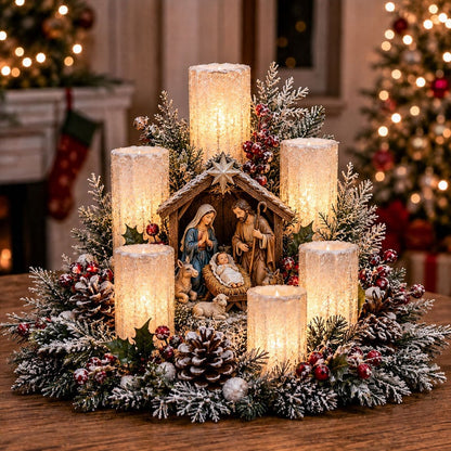 Christmas Flameless LED Candles – 7 Festive Holiday Centerpiece Styles