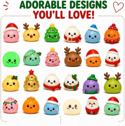 Christmas Squishies Advent Calendar 2026 Xmas Countdown Calendar for Adults