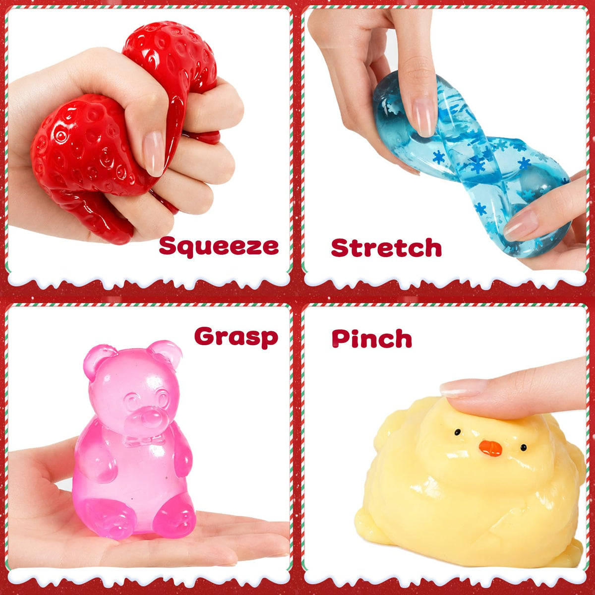 Advent Calendar 2026, 24-Day Countdown Calendar with Cute Squishy Toys