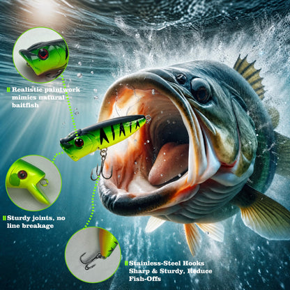 Fishing Lure Advent Calendar, 24 Day Tackle Box Christmas Countdown
