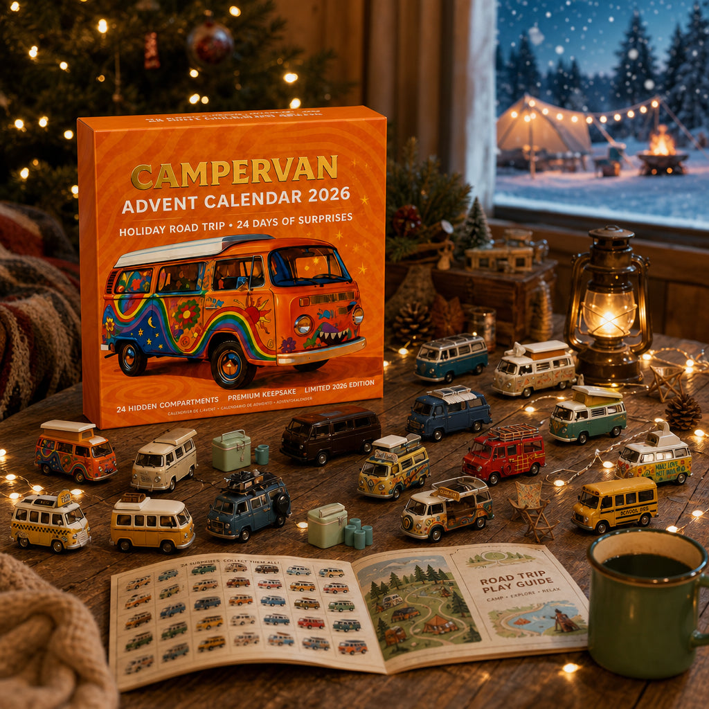 2026 Campervan Advent Calendar – 24 Vintage Road Trip Surprises