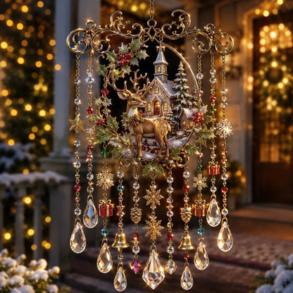 Christmas Crystal Wind Chimes – 10 Festive Hanging Ornament Designs