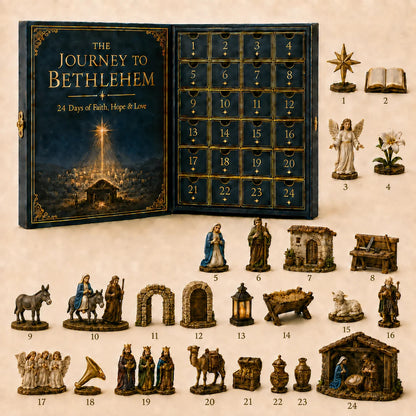 2026 Journey to Bethlehem Advent Calendar – 24 Nativity Treasures