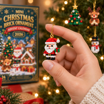 24-Day Mini Christmas Brick Ornament Advent Calendar